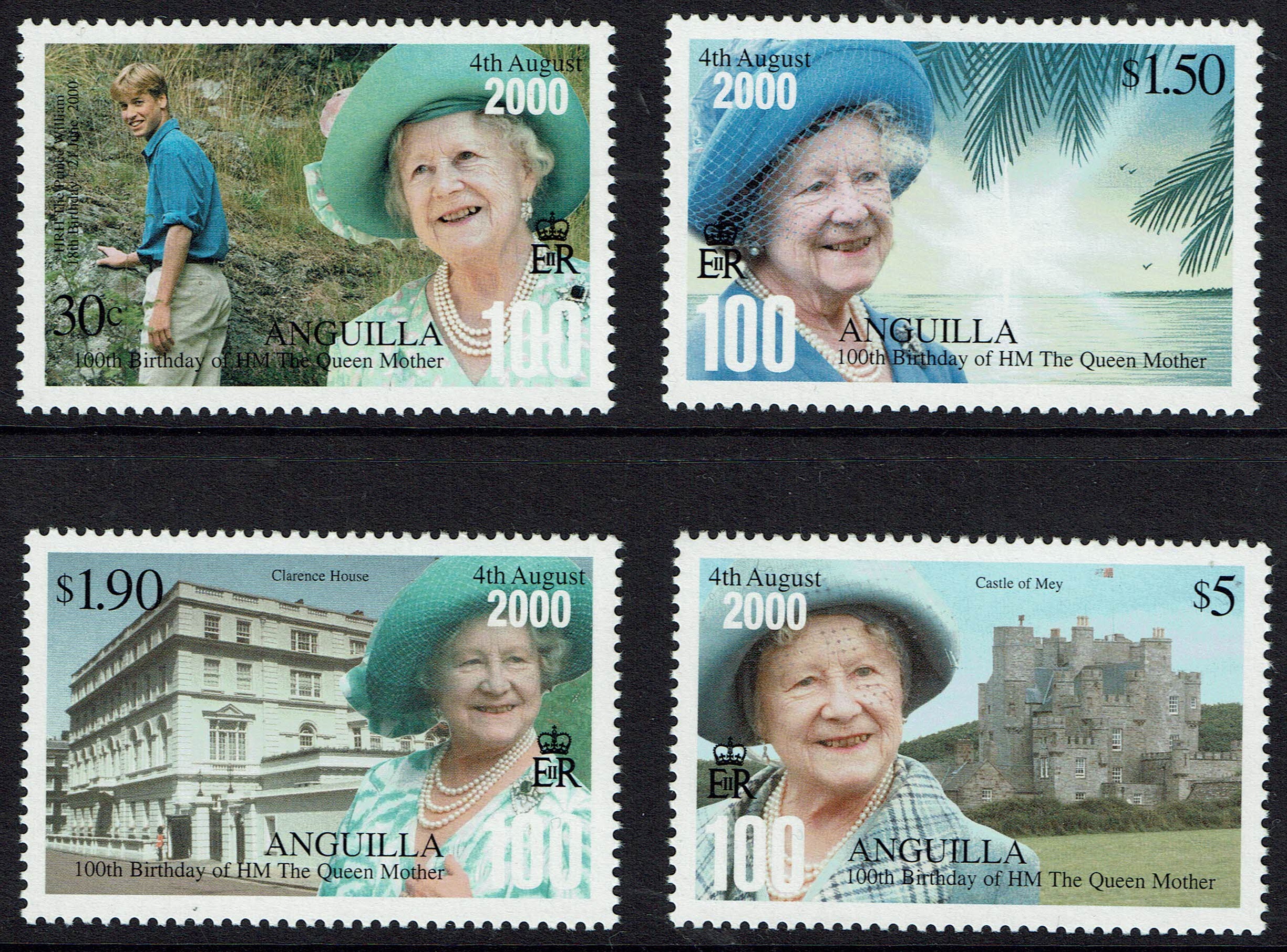 Anguilla SG 1070-73